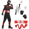 Cogio Kids Italy Karnevalový kostým – Bojovník Ninja s doplnkami S