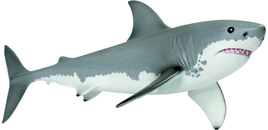 Schleich Žralok biely