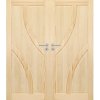 ArchoD - Dvojkrídlové drevené dvere dyhované z borovice Bogota