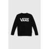 Detská bavlnená mikina Vans CLASSIC II CREW VN000K99BLK1 čierna 129-139.5