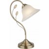 GLOBO 69007-1T POSADAS stolná lampa 1xE27 antická mosadz, alabastrová