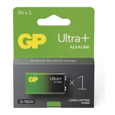 B03511 Alkalická baterie GP Ultra Plus 9V (6LF22) GP
