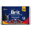 Brit Premium Cat Delicate Fillets in Gravy Turkey and Chicken, Beef and Peas 4 x 100 g