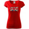 Britská vlajka stará - Dámske tričko Pure - L ( Červená )