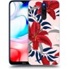 Picasee silikónový prehľadný obal pre Xiaomi Redmi 8 - Red Lily