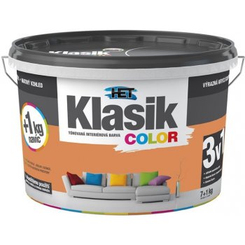 HET Klasik Color oranžová pastelová, 7kg