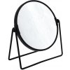 RIDDER - SUER kozmetické zrkadlo na postavenie, priemer 160, obojstranné, čierna 03009010