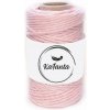 Macrame priadza KaFanta 2mm/60m - ružová