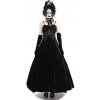 šaty DEVIL FASHION Black Gothic Retro