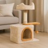 Aga Škrabadlo pre mačky 42x30x70 cm Béžové