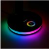 Platinet stolná LED lampa 12W stmievateľná, dotykové ovládanie, USB port, čierna (PLADLL400RGBN)