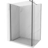Mexen Kioto sprchová stena Walk-in 115 x 40 cm, transparentná, čierna - 800-115-212-70-00-040