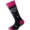 Lasting detské merino lyžiarske ponožky SJW 948 čierne