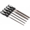 Sada pilníkov na kov 200 mm s rukoväťou, 5-dielna sada, XL-TOOLS