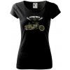 Moto trike - Dámske tričko Pure - S ( Čierna )