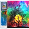 NORIMPEX Diamantové maľovanie Farebný západ slnka 30 x 40 cm