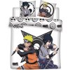 Obliečky - Naruto & Sasuke 240x220cm, 63x63cm