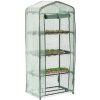 GARDEN LINE Záhradný skleník s policami PVC fólia 69 x 49 x 160 cm TUN0426