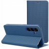 OEM Puzdro LUNA Book Carbon pre SAMSUNG S25 Plus modré