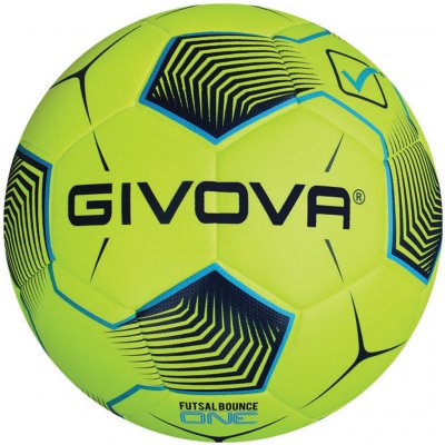 Kvalitná futbalová lopta Givova Pallone futsal bounce, žltá neónová Veľkosť: one size