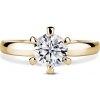 Florence | Zásnubný prsteň so stredovým diamantom 0.900ct, žlté zlato 61