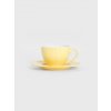 Šálka SIENA s podšálkou, žltá 733291 240 ml