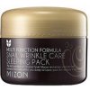 Mizon Regeneračný nočný pleťová maska s filtrátom hlemýždího sekrétu 50% pre omladenie a výživu pleti ( Snail Wrinkle Care Sleeping Pack) 80 ml 80 ml