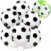 Latexové balóny Futbalová lopta Futbalista Narodeniny 6 kusov biele