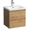 Laufen Lani - Umývadlová skrinka, 54x45x52 cm, 2 zásuvky, dub H4035221122671