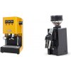 Gaggia New Classic E24 BC, yellow + Eureka Mignon Zero 65 All Purpose, CR black