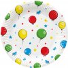 Papierový tanier PAW Eco 23 cm Party Balloons / 8 ks
