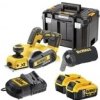 DeWalt DCP580P2 - Aku hoblík 18 V / 5.0 Ah XR v kufru TSTAK