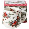 Hrnček Duo Christmas Birds porcelán 430 ml