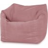 Sedací vak AMALFI plyš pudrovo rúžový