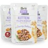Brit Care Cat kapsička Fillets in Jelly Kitten Savory Salmon 85 g