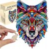 Kruzzel 24552 Drevené puzzle vlk, 170 ks