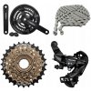 SADA POHONU SHIMANO 6rz, KORBA 42T + POMALÝ PREVODOVÝ STUPEŇ + REŤAZ HG40, POHON 3x6