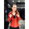 Max Original Leather Dámska kožená bunda ZOIA red