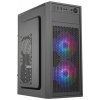 Eurocase ML N6-530B ARGB, skrinka ATX, 2x ARGB ventilátor, 2xUSB3.0, čierna