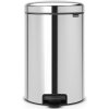Pedálový odpadkový kôš NEWICON 20 l, lesklá oceľ, Brabantia