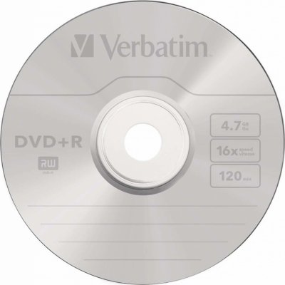 Verbatim DVD+R 4,7GB 16x, 50ks