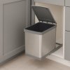 Gollinucci Výsuvný odpadkový kôš 300mm - 1x16L / Nerez