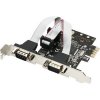 AXAGON PCEA-S2, PCIe adaptér - 2x sériový port (RS232), vč. LP PCEA-S2N