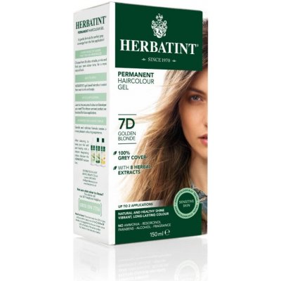 Herbatint permanentná farba na vlasy 7D zlatistá blond 150 ml