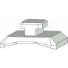 Klima Vodící jezdec pro kolejnici 5 mm 2 (KL-8564)