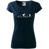 Karate EKG - Dámske tričko Pure - 3XL ( Tmavomodrá (veľmi tmavá - skoro čierna) )