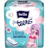 Bella For Teens Ultra Sensitive priedušné hygienické vložky s krídelkami 10 ks