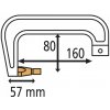 Náhradné rameno pre pneumatické bodovacie kliešte GYS typ RC1 051065