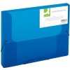 Plastový box s gumičkou Q-CONNECT modrý
