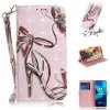 Peňaženkové 3D puzdro na Motorola Moto G8 Power Lite - Butterfly High Heels